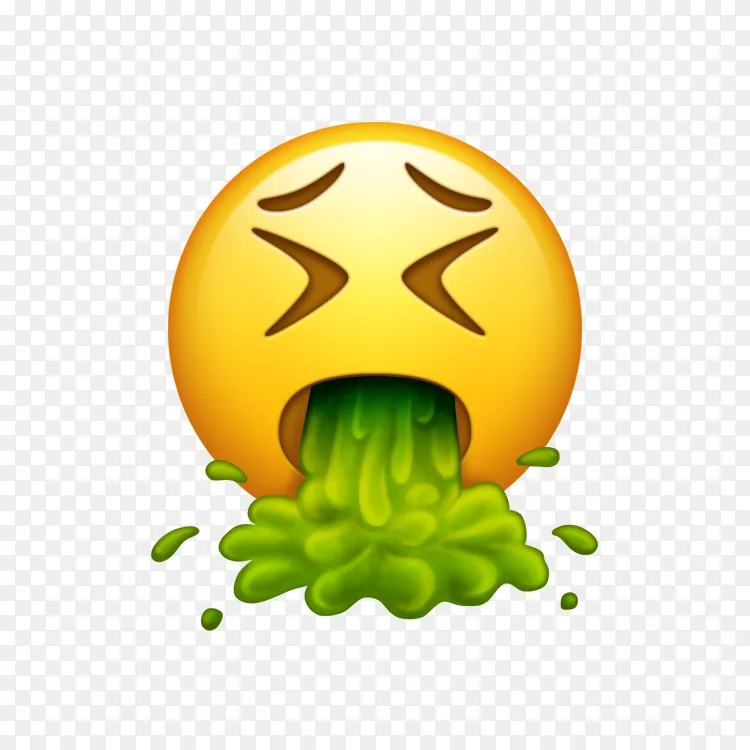 Emojipedia呕吐表情 苹果色表情符号png图片素材免费下载 图片编号 Png素材网