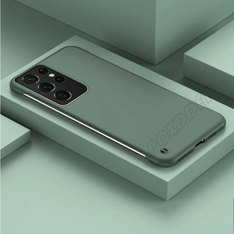 Тонкий матовый Бескаркасный чехол из поликарбоната для телефона Samsung Galaxy S21 S20 FE