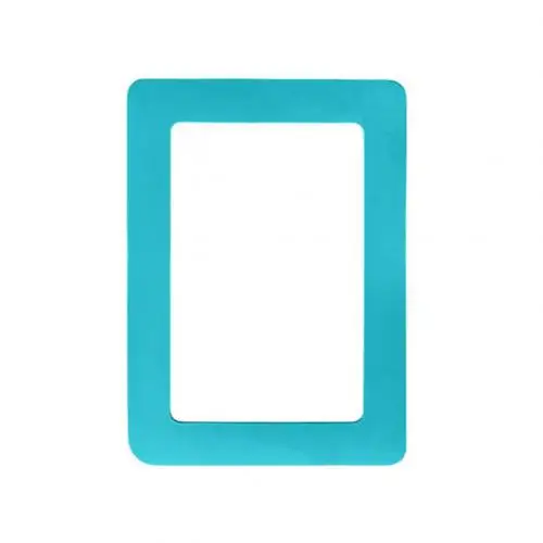 Light Blue 7 Inch 5/6/7/8/10 дюймов Мини прямоугольник магнитная фоторамка магнитная рамка для фото, ручные поделки стенка холодильника Декор Бар Кофе аксессуары для дома - Цвет: Light Blue 7 Inch