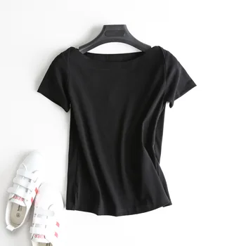 

red Fashion Logo Printing T Shirts Women's Short Sleeve Fashion 100% cotton Female T-Shirts