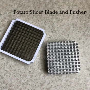 

Potato slicer blade and pusher