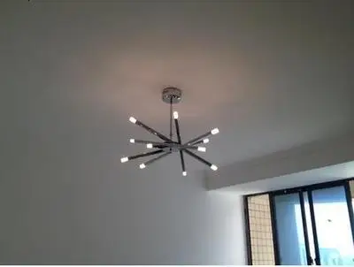 Современный DIY Железный звездного неба эстакада кулон свет Гостиная Бар обеденная висячие лампы освещения