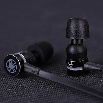 

3.5mm Plug Side Tone Hole Dual Bass In Ear Headset Magnetic Stereo Gaming Computer 2.2m Earphone With Mic for xiaomi ^