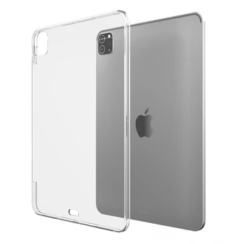 

For iPad Pro 11 2020 case TPU silicone soft Back cover For iPad Pro 12.9 2020 Transparent Shockproof Protective Tablet Case