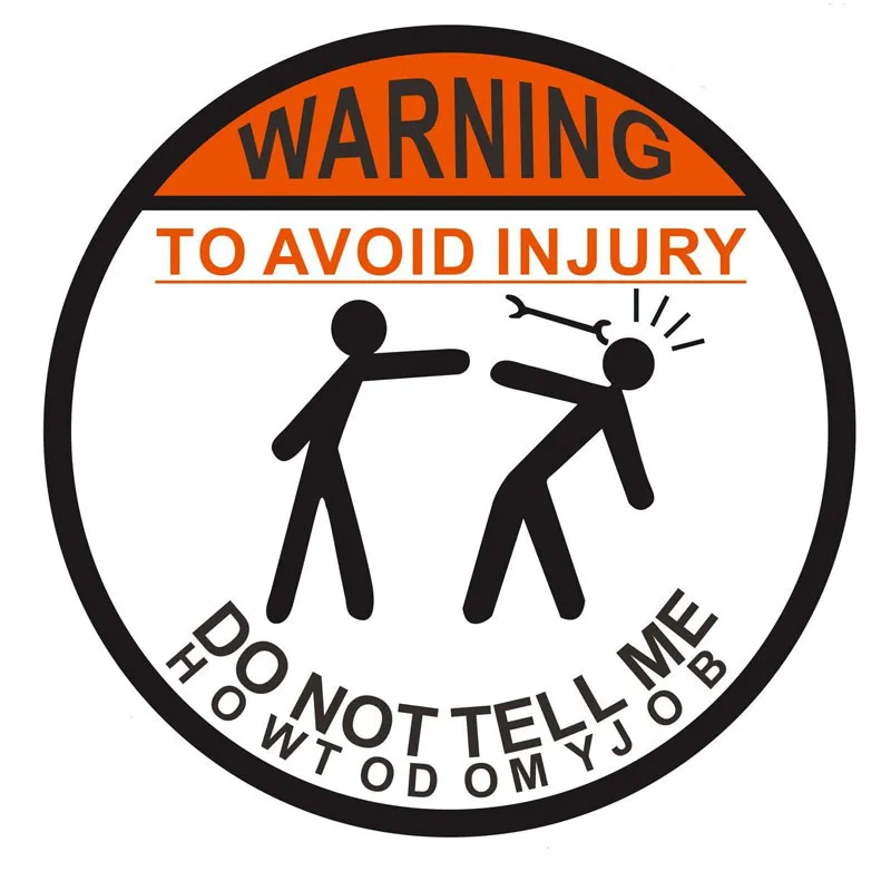 

Warning To Avoid Injury Hard Hat Lunch Box Tool Box Helmet Car Sticker Vinyl Sunscreen Car Styling Accessories PVC 8cm*8cm