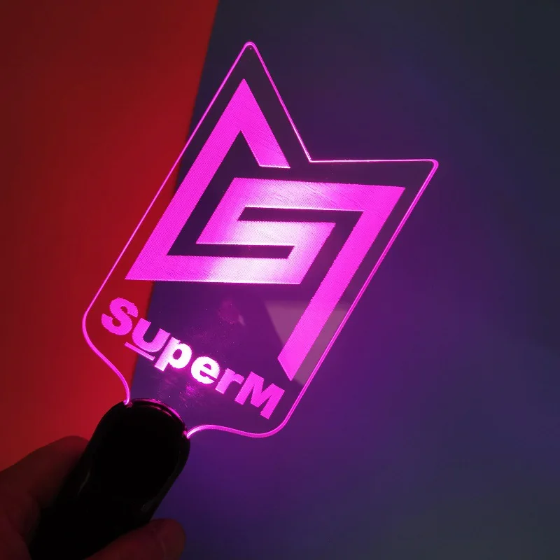 Суперлегкая палка Ручная легкая со вспышкой от первого образца K-POP SHINee EXO NCT |