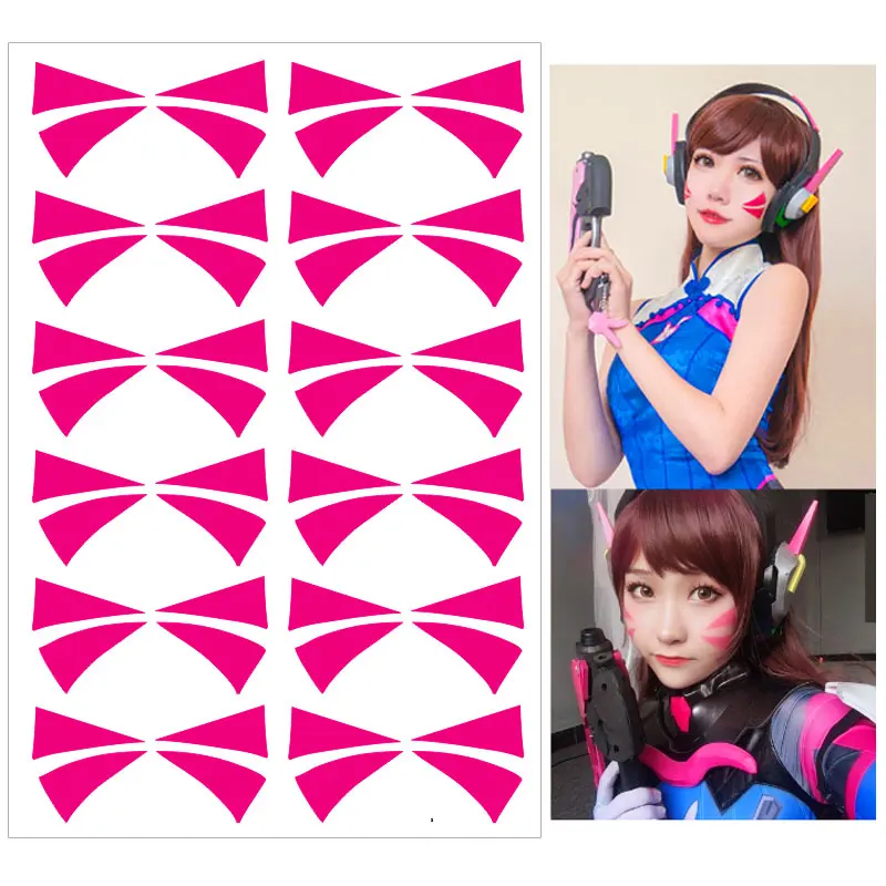 H D. Va Косплей Костюм Dva набор песня Хана сиамские Cos костюм Трико Женский костюм для вечеринки на Хэллоуин Overwatch Dva Косплей Костюм - Цвет: H