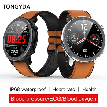 

TONGYDA L11 Smart Watch Men ECG+PPG Heart Rate Blood Pressure Monitor IP68 Waterproof Weather Smartwatch VS DT78 L5 L8 L7 L9 L10