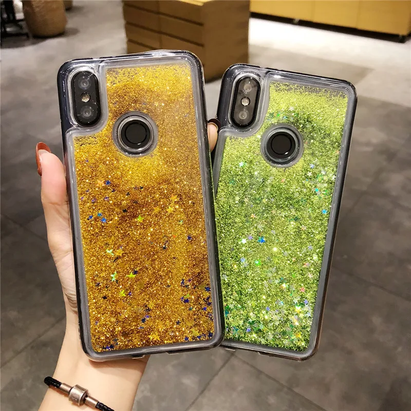 

Dynamic Liquid Quicksand Case For RedMi Note 6 Pro 7 7A 6A 5A S2 5 Plus 4X XiaoMi 9 8 SE MAX 3 A2 A1 Cover TPU Soft Caso Fundas