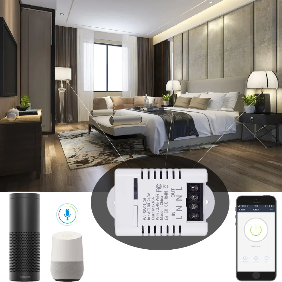 Vancoo WiFi умный модуль переключателя Универсальный таймер выключателя DIY