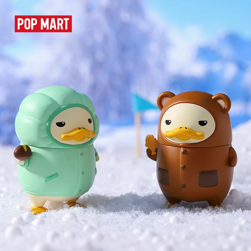 POPMART Duckoo зимняя фигурка утки глухая коробка Кукла бинарная подарок на день