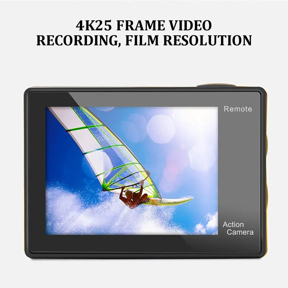 Оригинальная Экшн-камера Ultra HD 4 K/30fps WiFi 2," 170D, водонепроницаемая камера для подводного плавания, Спортивная камера на шлем