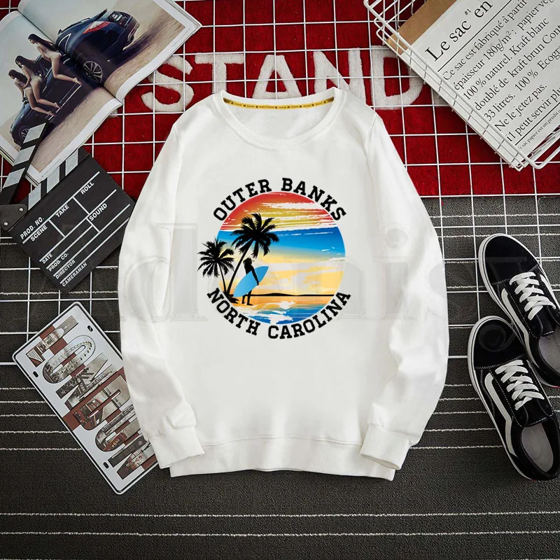 Outer Banks Pogue Life Men Hoodies Sweatshirt Print Trend Mens Clothes Male Crewneck Hoodies Outer Banks Pogue Life Men Hoodies Sweatshirt Print Trend Mens Clothes Male Crewneck Hoodies
