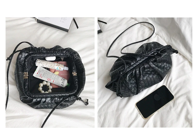 SXCNN женские ткацкие сумки-мессенджеры Модные женские пельменские сумки на плечо высококачественные кожаные женские ручные сумки Bolsas Feminina