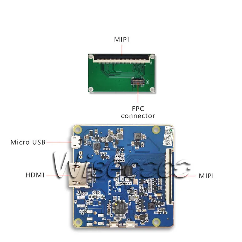 Wisecoco LS059T1SX01 5,9 дюймов 1080*1920 Высокое разрешение TFT 1080p ЖК-панель экран для VR ЖК-дисплей diy проектор