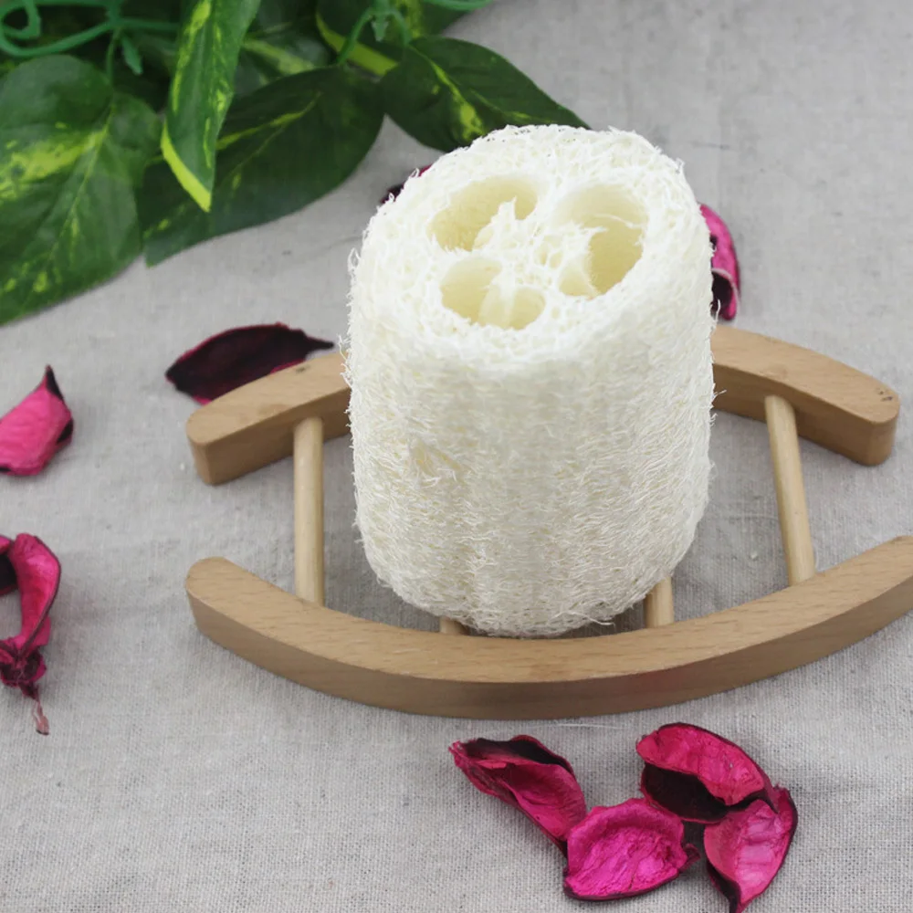 1/5/10 шт натуральный Luffa Loofa душ для купания чаша для умывания чаша губка скруббера тела ванны массажное банное полотенце