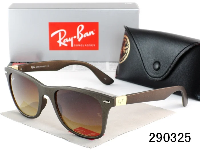 Оригинальные солнцезащитные очки RayBan RB4195, уличные очки, походные очки RayBan для мужчин/женщин, ретро 4195, солнцезащитные очки с защитой от ультрафиолета Ray Ban - Цвет: RB4195-1