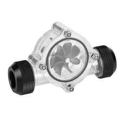 Indicateur de débit femelle G1/4 fils pour système de refroidissement d'eau Pc, 8 échelles 