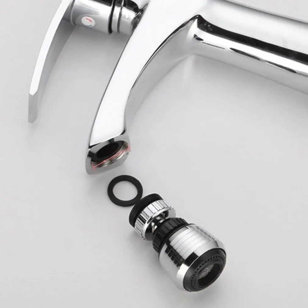 Kitchen Faucet Shower Water Saver Rotation Splash-proof Tap Water Nozzle Filter Valve Water Saver Supercharged