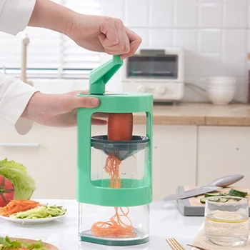 

Rotary Grater Manual Storage Box Cabbage Home Vegetable Cutter Potato Carrot Shred Portable Hand Crank Fruits Kitchen Tool