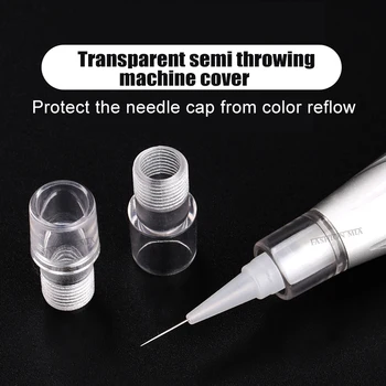

Plastic Crystal Head Tattoo Machine Pen Nozzle Tip Rotary Tattoo Gun Nozzle Tip Shell Size Permanent Makeup Pen Crystal Head
