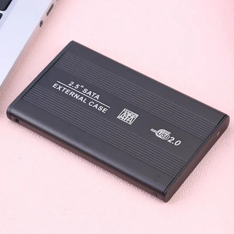 2,5 дюймовый жесткий диск SSD чехол SATA к USB2.0 алюминиевый сплав портативный HDD коробка внешний жесткий диск Корпус для Windows Mac OS