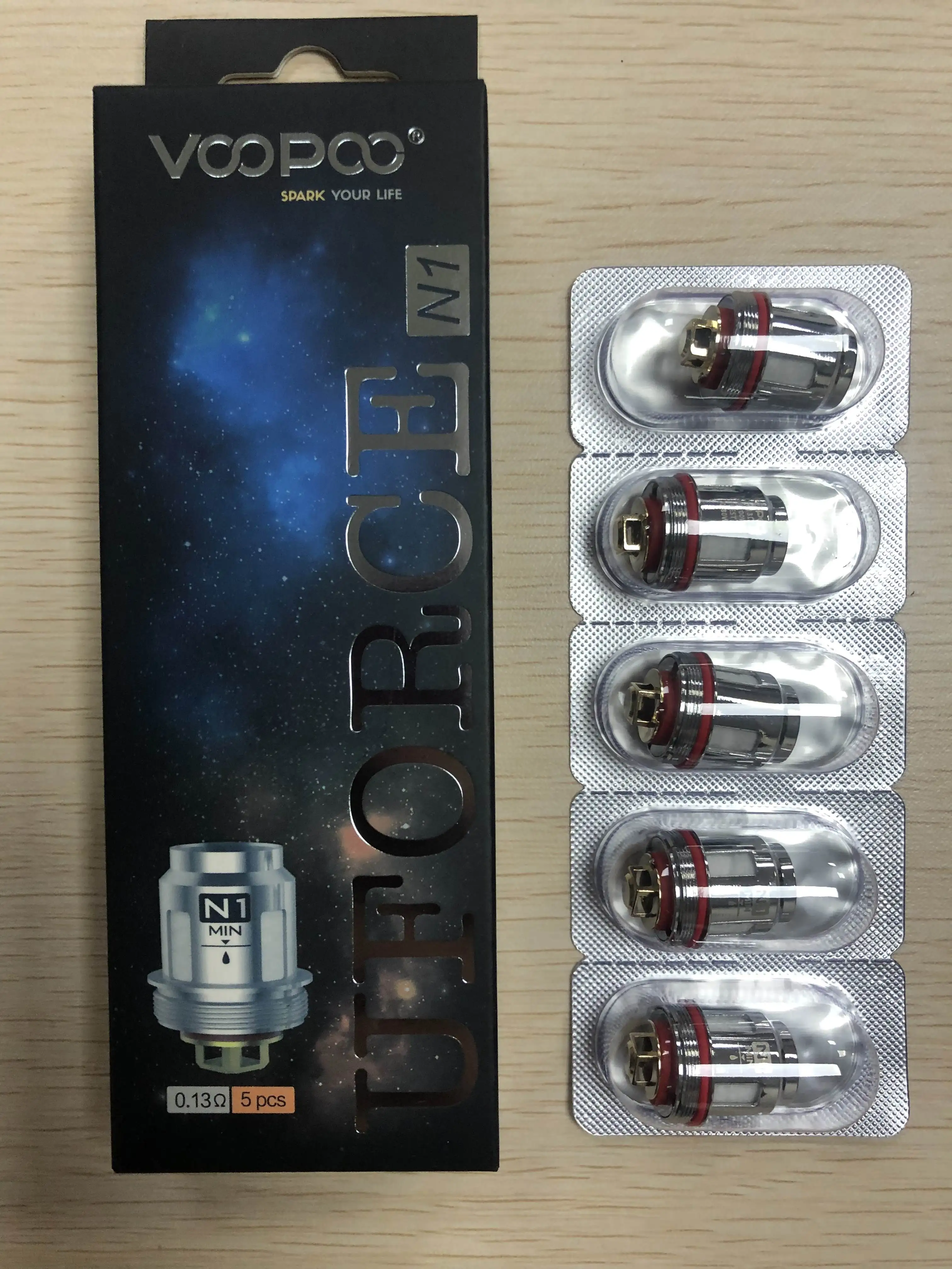 VOOPOO Uforce N1 сетчатые катушки 0.13ohm сопротивление DL 50-100W для Drag 2 Mini Caliber Vmate Rex Tank |