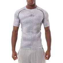 Мужские футболки для бега одежда для баскетбола мужская с коротким рукавом фитнес-спортзал Бег тренировки Спортивная футболка быстросохнущая компрессия