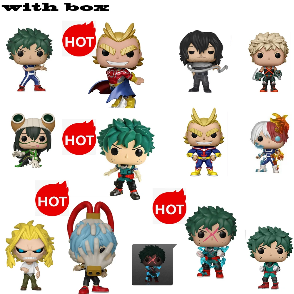 Поп мой герой Академия Himiko KATSUKI DEKU ALLMIGHT TOMURA SHIGARAKI модель с коробкой Коллекционная