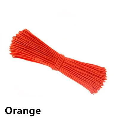 10 м 4 мм/10 мм цветной плетеный нейлоновый шнур для кемпинга, веревка ручной работы, веревка для одежды, шнуры для украшения дома - Цвет: orange           10M