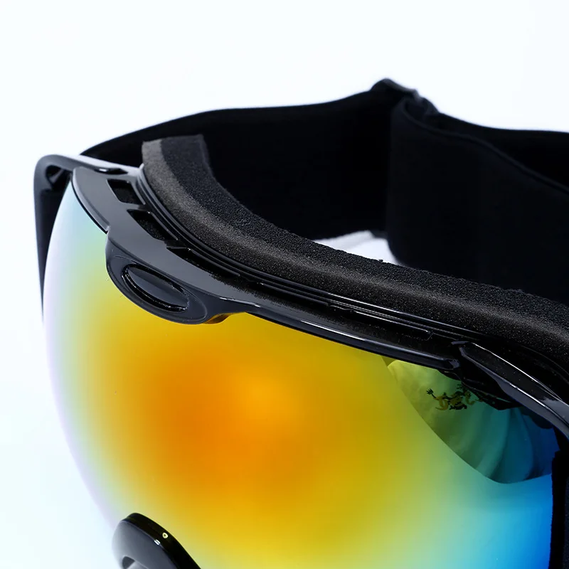 UV400 Protection Skiing Glasses Double-layer Anti-fog Ski Goggles Big Ski Eyewear Snow Ski Snowboard Mask Men Women Winter Sport