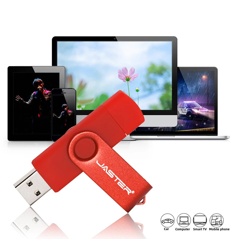 JASTER Nuiflash OTG 2 0 USB флэш накопитель 128 ГБ флеш 64 32 16 внешний двойное использование