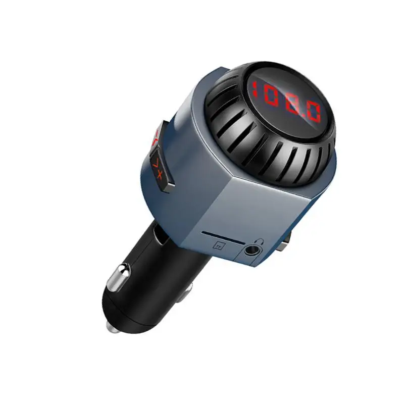 Автомобильный MP3 Bluetooth 4,2 Hands Free FM излучатель плеер USB порт TF карта 3,5 Голосовая частота телефония mp3-плеер