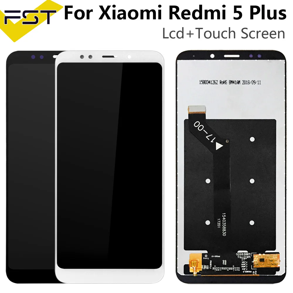 5.99'ɿor Xiaomi Redmi 5 Plus LCD Screen Tested Display+Touch Assembly Repair Part for 5Plus | Мобильные телефоны и