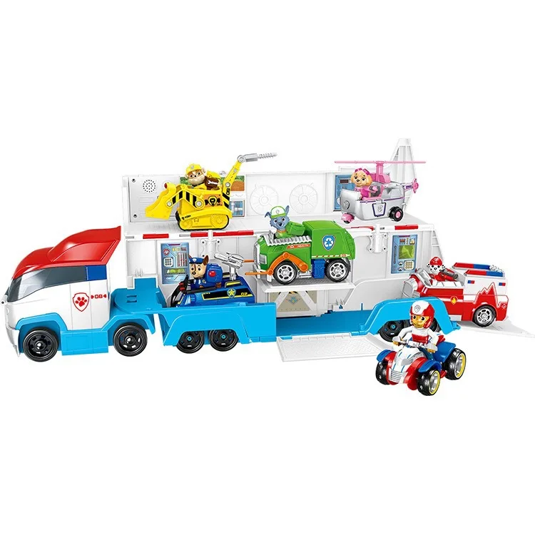 

Trump GG020 Paw Patrol Rescue Bus Series Sound Making Transformation Toy Children'S Educational Toy Sets Wholesale