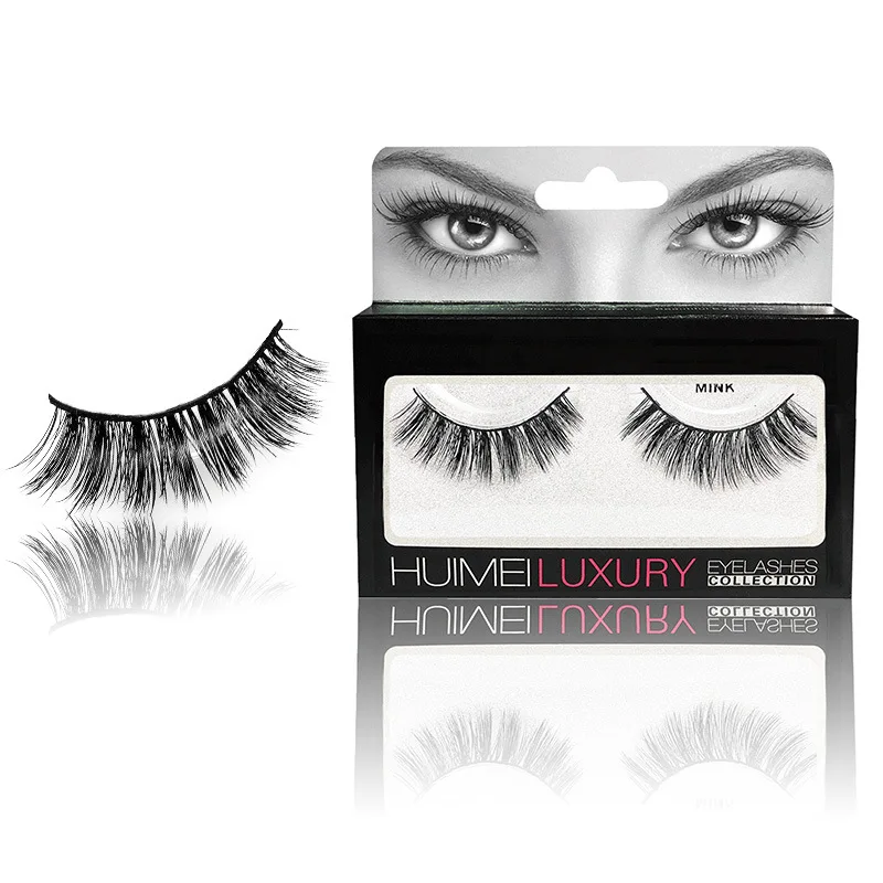 

3D Mink False Eyelashes Stereo Multilayer Cluster Europe And America Barbie Makeup Natural Thick Model Europe And America-