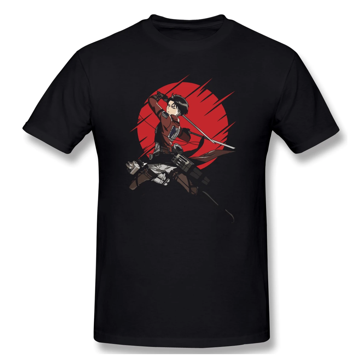 Man Attack In Titans Anime - Captain Levi Erwin Smith,Armin,Erwin,Hange Tutti I Giorni Graphic Cool Shirt