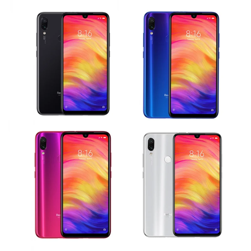 Xiaomi Redmi Note 7 с глобальной версией, 4 ГБ, 64 ГБ, восьмиядерный смартфон Snapdragon 660 AIE, 6,3 дюйма, полноэкранный, 48мп, задняя камера, мобильный телефон