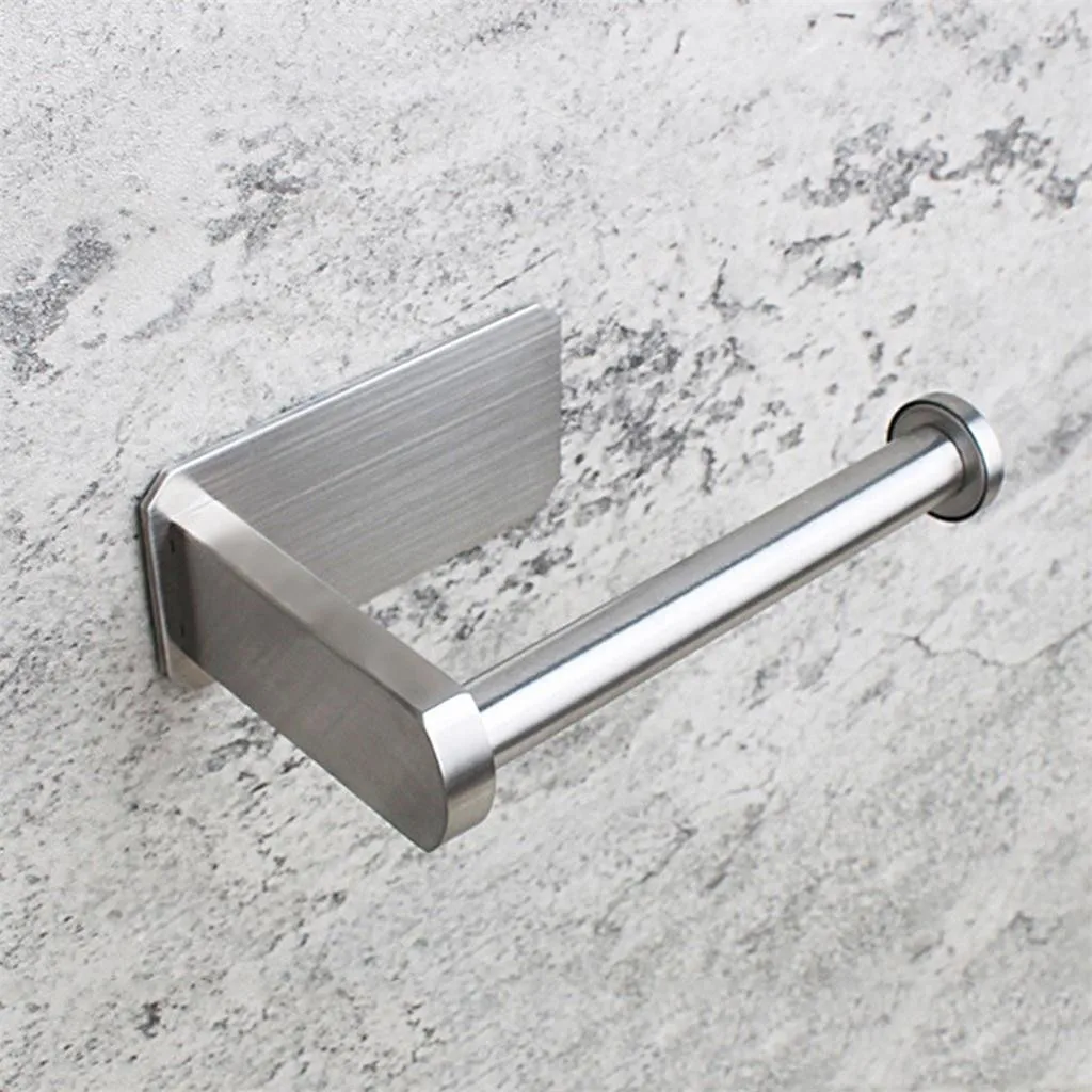 Toilet Roll Holder Self Adhesive-Toilet Paper Holder For Bathroom Stick On Wall