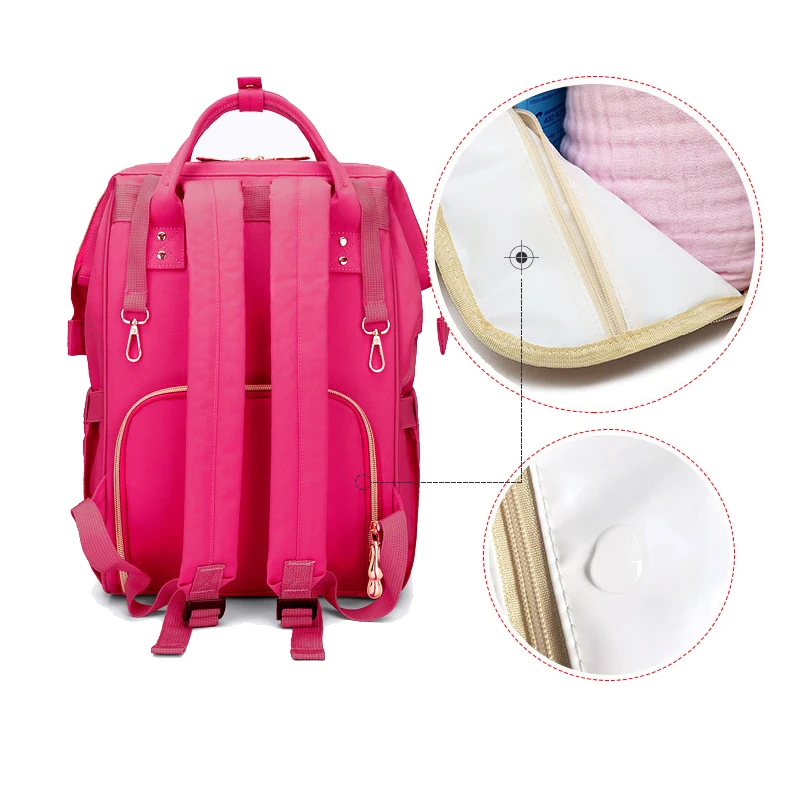 USB сумки для подгузников большая емкость сумка для беременных водонепроницаемая сумка для коляски для мам независимая сумка 3 сложения подгузников
