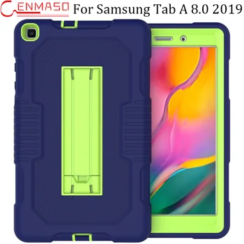 

Case for Samsung Galaxy Tab A 8.0 2019 case SM T290 T295 T297 SM-T290 SM-T295 ShockProof tablet Silicon Hybrid Stand Full cover