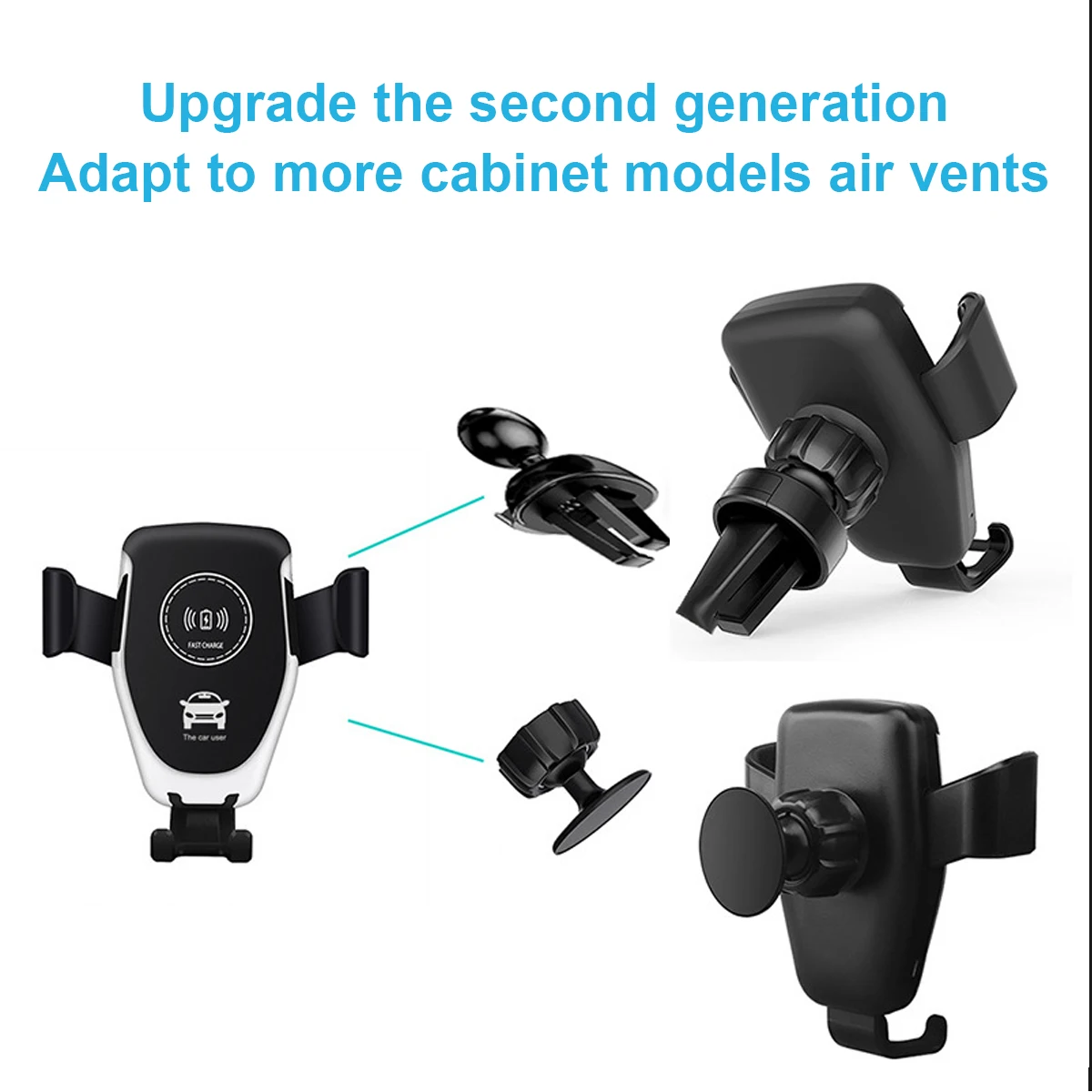 iphone charging stand Gravity Induction Car Qi Wireless Charger For iPhone XS 12 Max XR 8 Fast Charging Air Vent Phone Holder For Samsung Note S9 S8 mobile wall stand