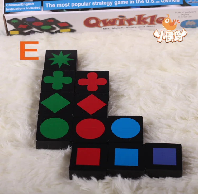 Подлинный продукт, Американский Образовательный мышление, Qwirkle игра на пуговицах, шахматы, детские развивающие настольные игрушки для родителей и детей