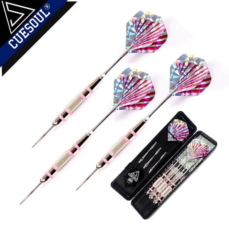 New CUESOUL 3PCS/set 24g 16cm Tip Steel Darts Needle Metal Dart Shafts Laser Flights|dart flights|dart shaftsteel darts |
