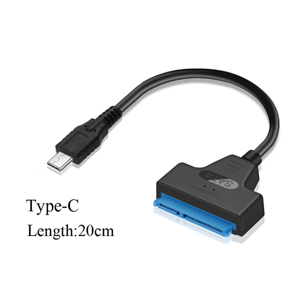 USB 3,0 SATA кабель Sata к USB 3,0 адаптер до 6 Гбит/с Поддержка 2,5 дюймов внешний HDD SSD жесткий диск 22 Pin Sata III кабель