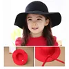 Chapeau Hot Sale Casual Fedora Cap Wide Brimmed Dome Hats High Quality Wool Floppy Womens Black Cloche Hat ► Photo 2/6