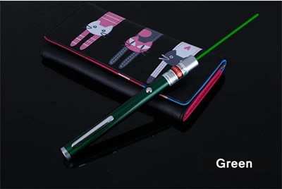 201 usb зарядка лаза ручка стиль перезаряжаемая лазерная указка зеленый лазер 7 цветов тела - Цвет: Зеленый