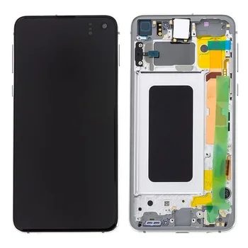 

For Samsung Galaxy S10E G970 LCD Display Touch Screen Digitizer Assembly Replacement With Frame Original Black White