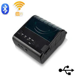 Mini imprimante thermique Bluetooth 80MM, wi fi, petit format pour téléphone portable, ipad, android, IOS, Windows 