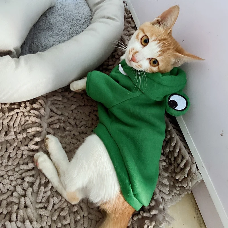 XIAOYU Huisdier Kleding Hond Hoodie Warm Trui Shirt Hond Kat Jumpsuit Kleding Pet Halloween Kostuum, Grijs, XXL